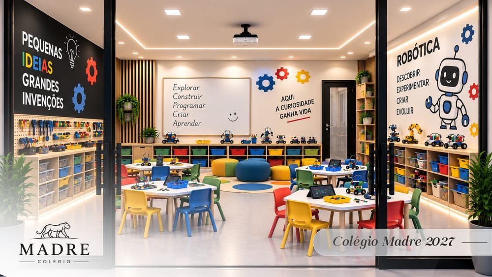 Espaço de robótica e brinquedoteca
